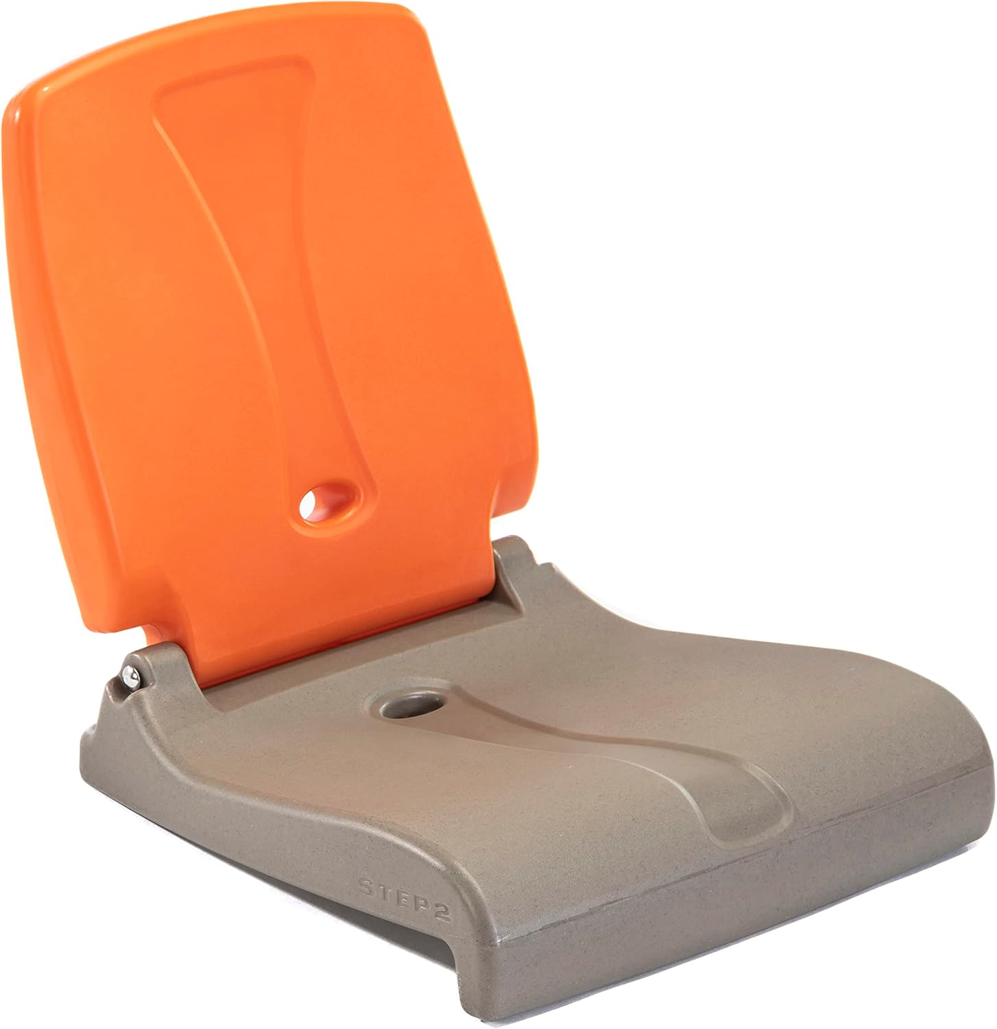 Step2 Folding Flip Seat, Lightweight Portable Outdoor Chair for Poolside, Camping, Beach, Boats, Tailgates, Durable Ground Chair with Back Support for Adults, Capri Blue