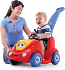 Step2 Push Around Buggy Kids Push Car, Ride On Toy, Stroller Substitute, Includes Seat Belt & Horn, Made of Durable Plastic, Max Weight 50 lbs., For Toddlers 1.5-4 Years Old, Pink